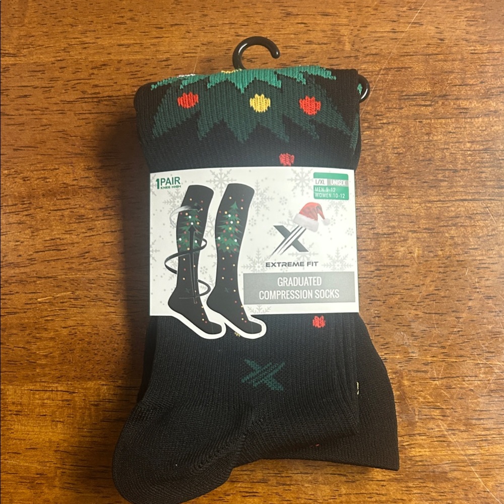 Christmas Tree Nursing Compression Socks